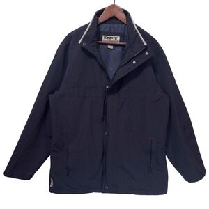 RFT by Rainforest Windbreaker Jacket Mens Large 2 Way Zipper Mesh Lining Outdoor